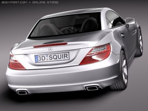 Mercedes-Benz SLK 2012 Modello 3D