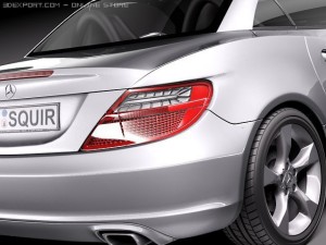 Mercedes-Benz SLK 2012 Modello 3D
