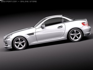 Mercedes-Benz SLK 2012 Modello 3D