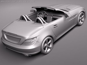 Mercedes-Benz SLK 2012 Modello 3D