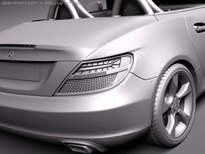 Mercedes-Benz SLK 2012 Modello 3D