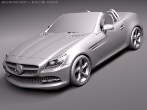 Mercedes-Benz SLK 2012 Modello 3D