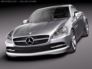 Mercedes-Benz SLK 2012 Modello 3D