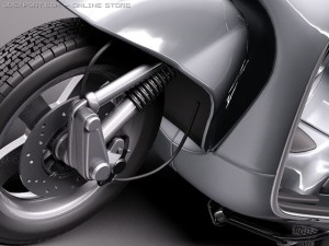 Vespa GTS 300 Super 2011 3D Model
