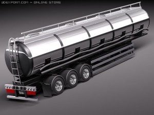 Tanker Trailer 3D-Modell