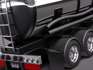 Tanker Trailer 3D Model