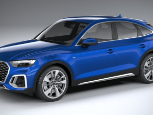 Audi Q5 Sportback S-line 2021 3D मॉडल