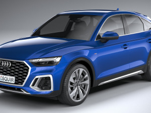Audi Q5 Sportback S-line 2021 3D मॉडल