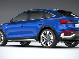 Audi Q5 Sportback S-line 2021 3D मॉडल