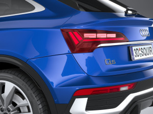 Audi Q5 Sportback S-line 2021 3D मॉडल