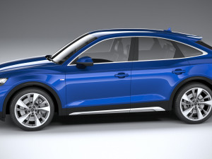 Audi Q5 Sportback S-line 2021 3D मॉडल