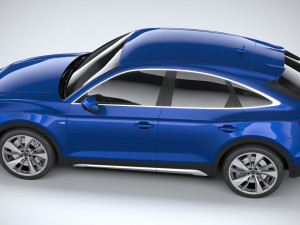 Audi Q5 Sportback S-line 2021 3D मॉडल