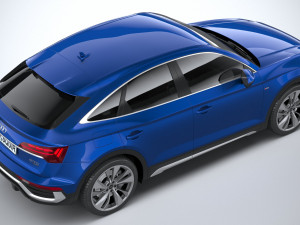 Audi Q5 Sportback S-line 2021 3D मॉडल