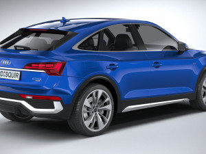 Audi Q5 Sportback S-line 2021 3D मॉडल