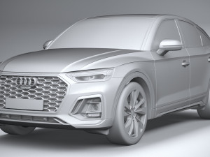 Audi Q5 Sportback S-line 2021 3D मॉडल