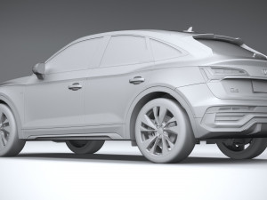 Audi Q5 Sportback S-line 2021 3D मॉडल