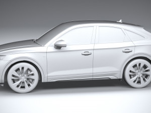 Audi Q5 Sportback S-line 2021 3D मॉडल