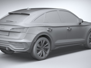 Audi Q5 Sportback S-line 2021 3D मॉडल