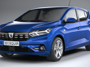 Dacia Sandero 2021 3D 모델