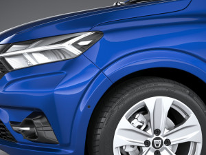 Dacia Sandero 2021 3D 모델