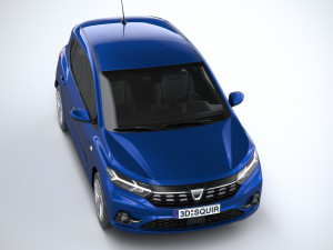 Dacia Sandero 2021 3D 모델
