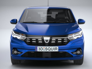 Dacia Sandero 2021 3D 모델
