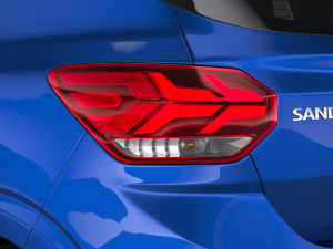 Dacia Sandero 2021 3D 모델
