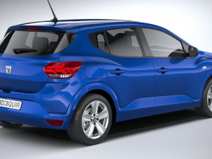 Dacia Sandero 2021 3D 모델