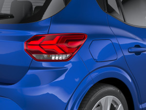 Dacia Sandero 2021 3D 모델