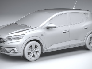 Dacia Sandero 2021 3D 모델