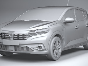 Dacia Sandero 2021 3D 모델