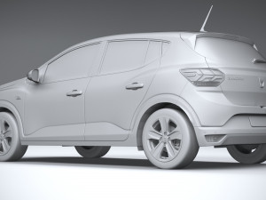 Dacia Sandero 2021 3D 모델