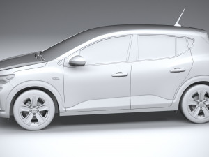 Dacia Sandero 2021 3D 모델