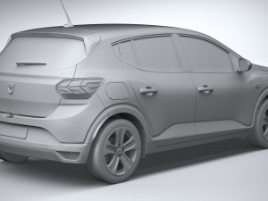 Dacia Sandero 2021 3D 모델