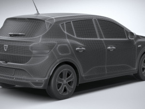 Dacia Sandero 2021 3D 모델