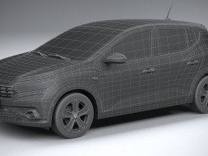 Dacia Sandero 2021 3D 모델