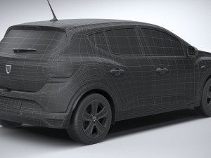 Dacia Sandero 2021 3D 모델