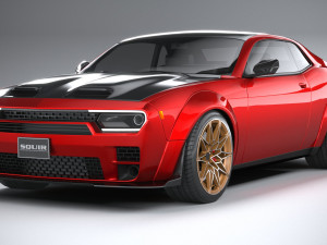 Generic Muscle Car 2021 3Dモデル
