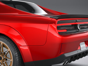 Generic Muscle Car 2021 3Dモデル