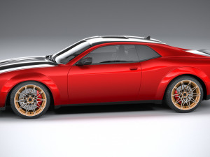 Generic Muscle Car 2021 3Dモデル