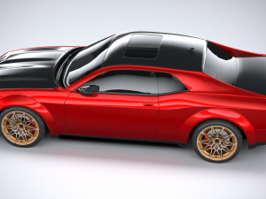 Generic Muscle Car 2021 3Dモデル