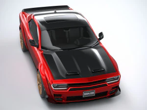 Generic Muscle Car 2021 3D Model