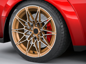 Generic Muscle Car 2021 3Dモデル