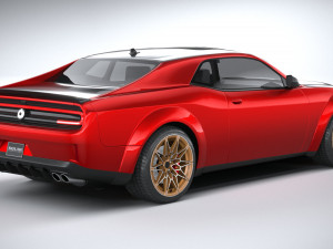 Generic Muscle Car 2021 3Dモデル