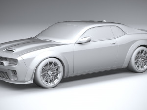 Generic Muscle Car 2021 3Dモデル