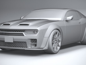 Generic Muscle Car 2021 3Dモデル
