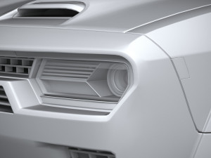 Generic Muscle Car 2021 3Dモデル