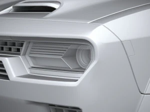 Generic Muscle Car 2021 3D Model