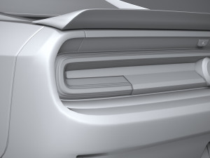 Generic Muscle Car 2021 3Dモデル