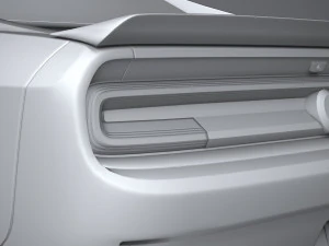 Generic Muscle Car 2021 3D Model
